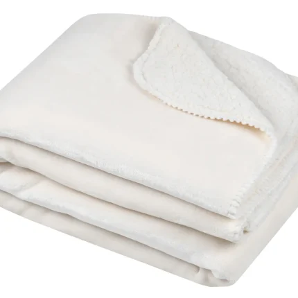 Pătură Michigan 180X220 cm, culoare crem, 100% poliester