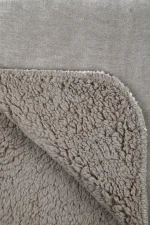 Pătură Michigan 180X220 cm, culoare natural, 100% poliester - imagine 3