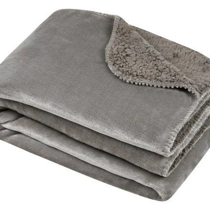 Pătură Michigan 180X220 cm, culoare natural, 100% poliester