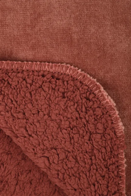 Pătură Michigan 180X220 cm, culoare Arămiu, 100% poliester - imagine 2