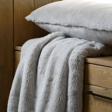 Pătură Bostan 180X220 cm, culoare Natural, 100% poliester