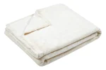 Pătură Doudou 220X240 cm, culoare crem, 100% poliester