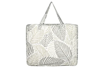 Cuvertură matlasată Gally 260X240 cm, 2 fețe de pernă 65X65 cm, culoare Natural, 100% poliester - imagine 5