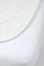Protecție saltea Sonia 90X190 cm, culoare alb - imagine 2