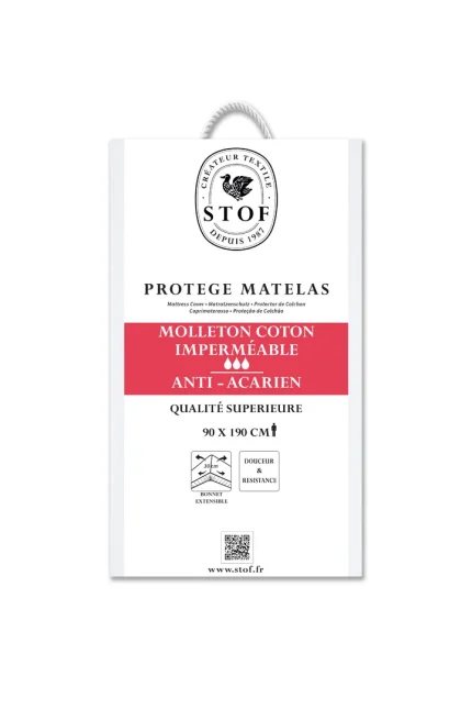 Protecție saltea Carlyn 90X190 cm, culoare alb - imagine 4