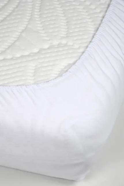 Protecție saltea Carlyn 60X120 cm, culoare alb - imagine 2