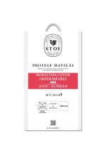 Protecție saltea Carlyn 60X120 cm, culoare alb - imagine 4