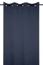 Draperie Notte 135X250 cm, culoare albastru, 100% poliester