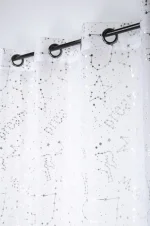 Perdea Unicorn Dream 135X260 cm, culoare alb, 100% poliester - imagine 3