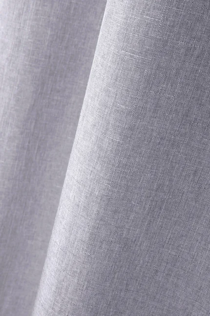 Draperie Bea 140X260 cm, culoare gri, 100% poliester - imagine 4