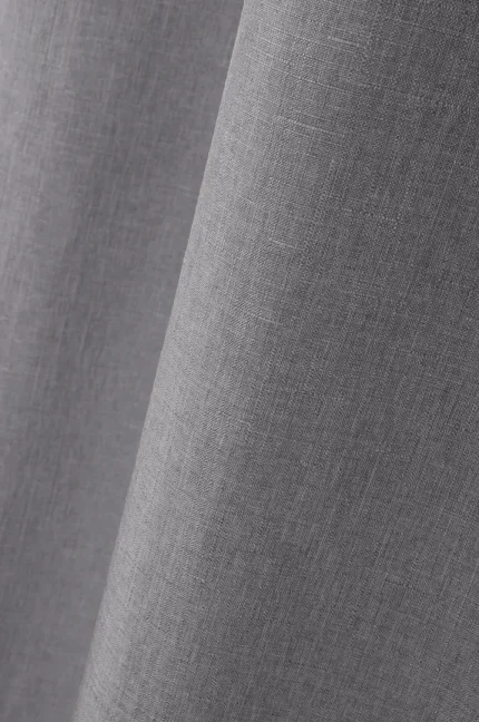 Draperie Bea 140X260 cm, culoare antracit, 100% poliester - imagine 4
