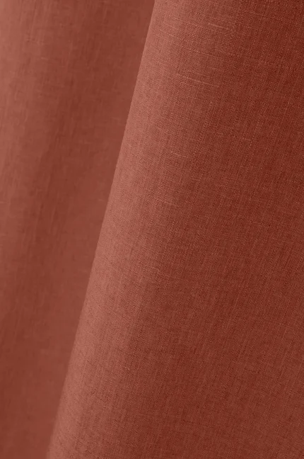 Draperie Bea 140X260 cm, culoare cărămiziu, 100% poliester - imagine 4