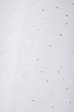 Perdea Celian 135X260 cm, culoare alb, 100% poliester - imagine 3