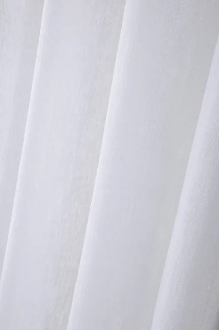 Perdea Paloma 140X260 cm, culoare alb, 100% poliester - imagine 4