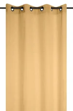 Perdea Paloma 140X260 cm, culoare muștar, 100% poliester