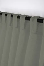 Perdea Madrid 140X260 cm, culoare gri, 100% poliester - imagine 3