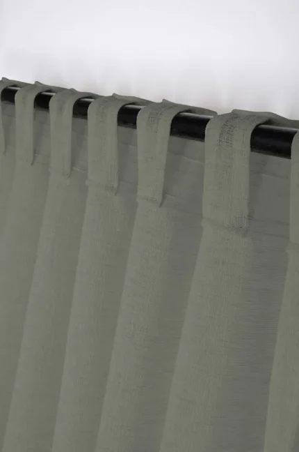 Perdea Madrid 140X260 cm, culoare gri, 100% poliester - imagine 3