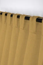 Perdea Madrid 140X260 cm, culoare muștar, 100% poliester - imagine 3