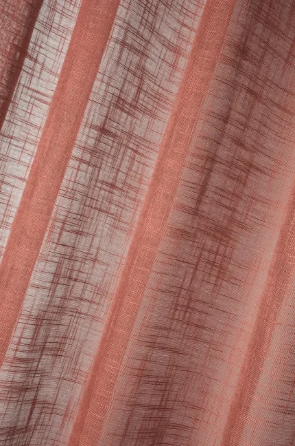 Perdea Ontario 135X260 cm, culoare cărămiziu, 100% poliester - imagine 3