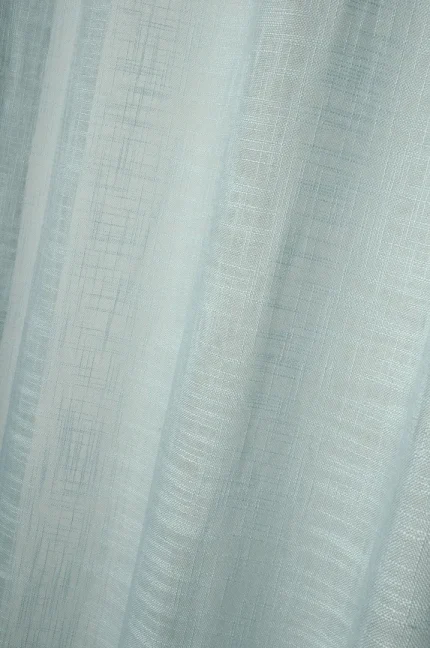 Perdea Ontario 135X260 cm, culoare bleu, 100% poliester - imagine 3