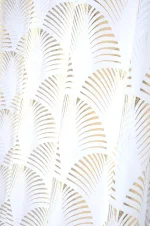 Perdea Maldives 140X260 cm, culoare auriu, 100% poliester - imagine 3