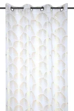 Perdea Maldives 140X260 cm, culoare auriu, 100% poliester