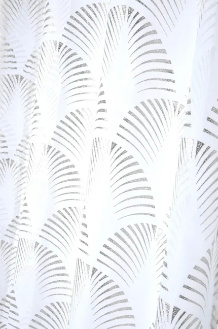 Perdea Maldives 140X260 cm, culoare argintiu, 100% poliester - imagine 3