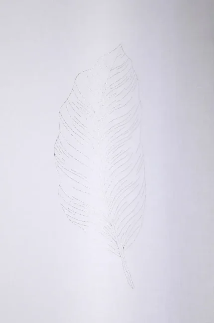 Perdea Vibes 140X260 cm, culoare argintiu, 100% poliester - imagine 4