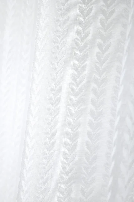 Perdea Callie 140X260 cm, culoare alb, 100% poliester - imagine 3