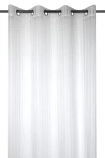 Perdea Callie 140X260 cm, culoare alb, 100% poliester