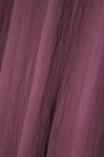 Draperie Coline 140X260 cm, culoare vișiniu, 100% bumbac - imagine 3