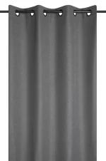Draperie Portland 140X260 cm, culoare gri închis, 100% poliester
