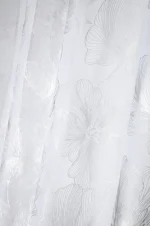 Perdea Leonce 140X260 cm, culoare argintiu, 100% poliester - imagine 3