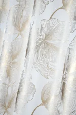 Perdea Leonce 140X260 cm, culoare auriu, 100% poliester - imagine 3