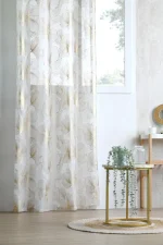 Perdea Leonce 140X260 cm, culoare auriu, 100% poliester - imagine 2