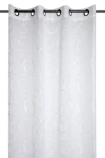 Perdea Liverpool 140X260 cm, culoare alb, 100% poliester