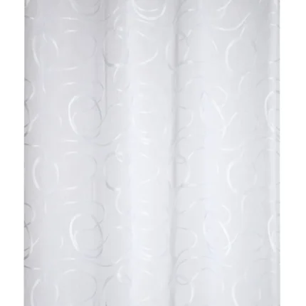 Perdea Liverpool 140X260 cm, culoare alb, 100% poliester