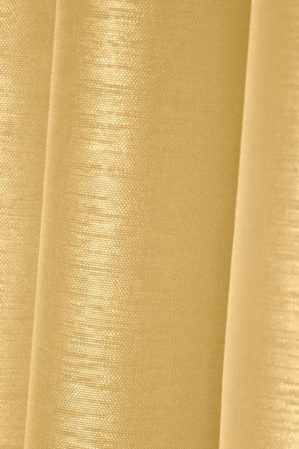 Perdea Linwood 140X260 cm, culoare muștar, 100% poliester - imagine 3