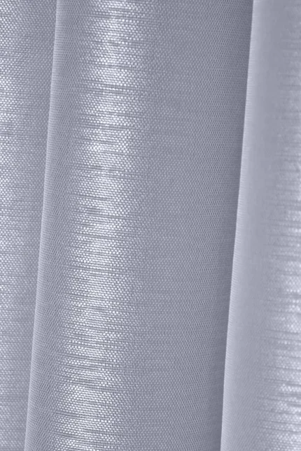 Perdea Linwood 140X260 cm, culoare gri perlă, 100% poliester - imagine 3