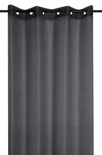 Perdea Linwood 140X260 cm, culoare negru, 100% poliester