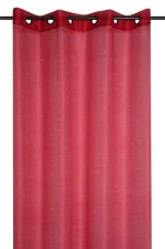 Perdea Linwood 140X260 cm, culoare roșu, 100% poliester