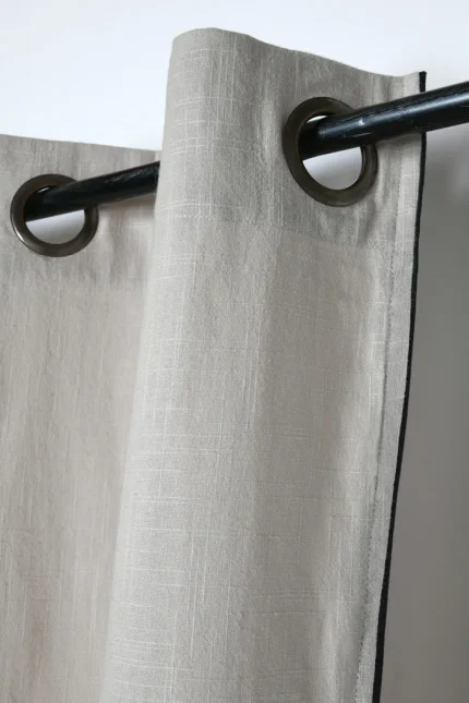 Draperie Helios 140X260 cm, culoare natural, 100% bumbac - imagine 3