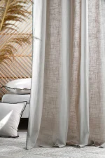 Draperie Helios 140X260 cm, culoare natural, 100% bumbac - imagine 2