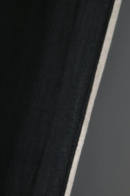 Draperie Helios 140X260 cm, culoare negru, 100% bumbac - imagine 5