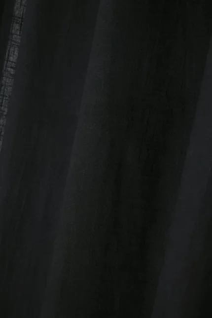 Draperie Helios 140X260 cm, culoare negru, 100% bumbac - imagine 4