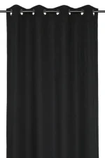Draperie Helios 140X260 cm, culoare negru, 100% bumbac