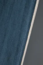 Draperie Helios 140X260 cm, culoare albastru, 100% bumbac - imagine 5