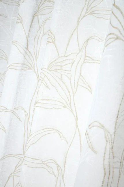 Perdea Myrna 140X260 cm, culoare natural, 100% poliester - imagine 3