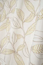 Draperie Hemera 140X260 cm, culoare greige, 100% bumbac - imagine 3