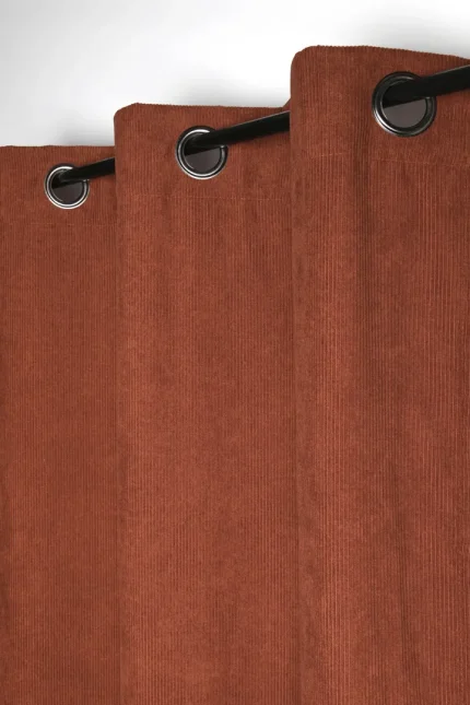 Draperie Dandy 140X260 cm, culoare arămiu, 100% poliester - imagine 3